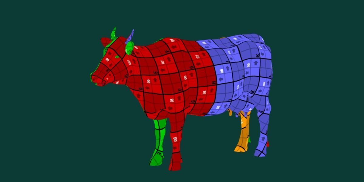 Javan Banteng Cattle 3D model_11