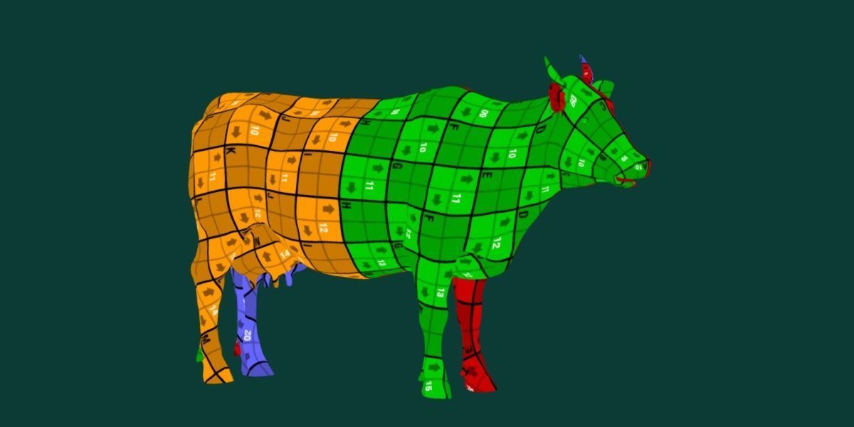 Javan Banteng Cattle 3D model_10