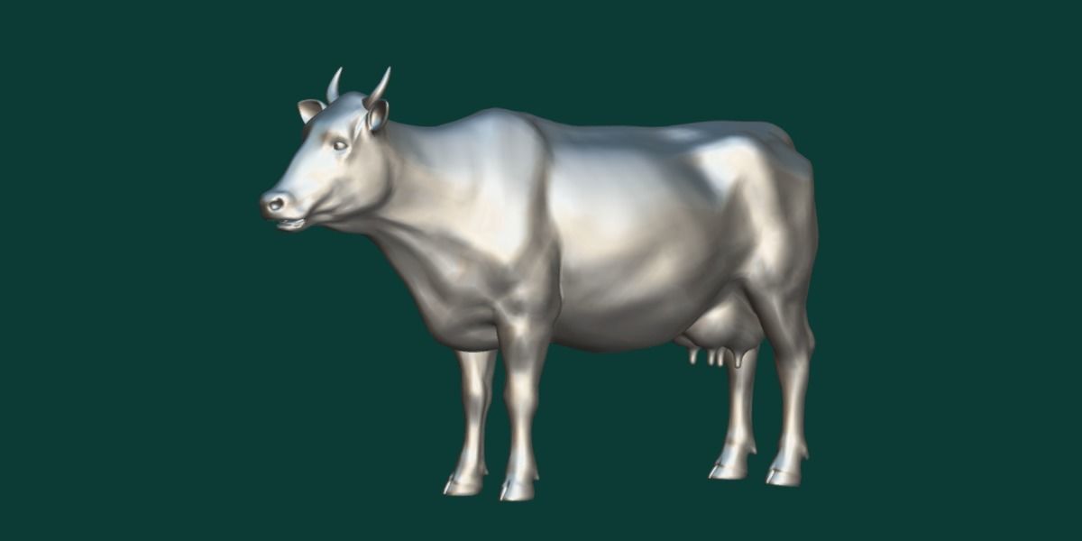 Javan Banteng Cattle 3D model_20
