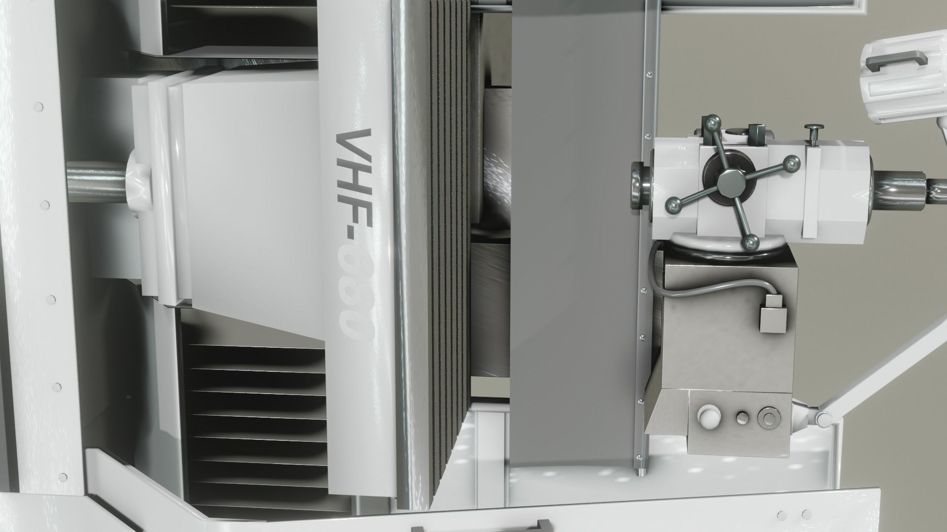 Milling Machine 3D Model Low-poly 3D model_1