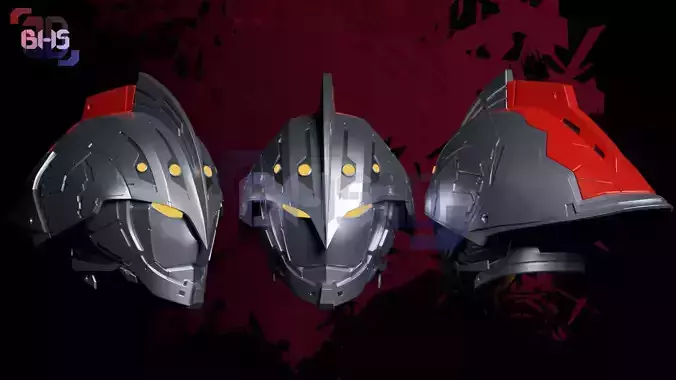 Ultraman Suit Nexus helmet 3D digital download 3D print model