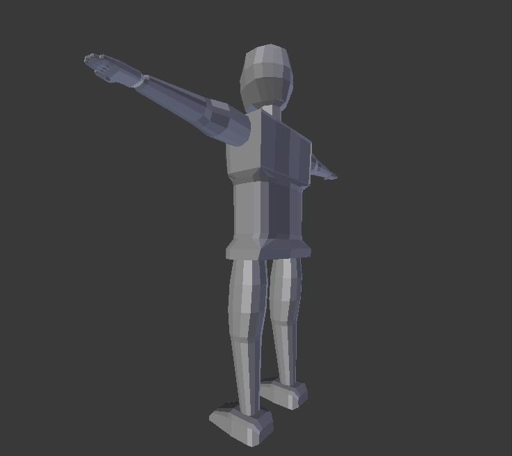 Box Man V3 Free low-poly 3D model_4