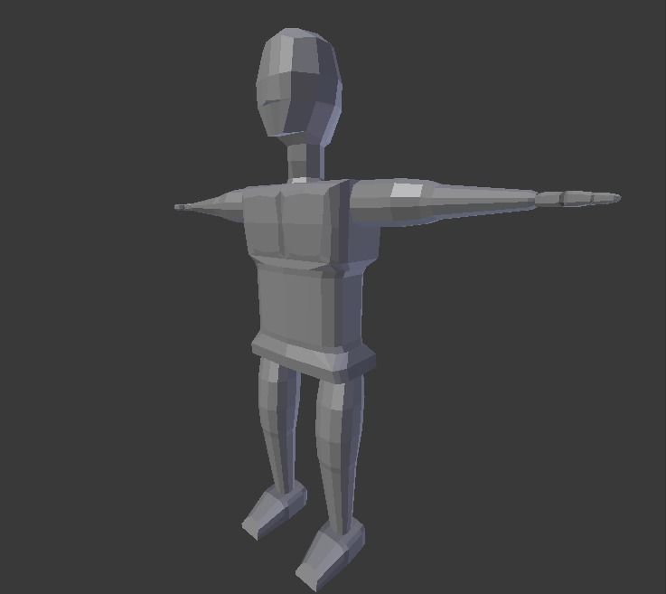 Box Man V3 Free low-poly 3D model_1
