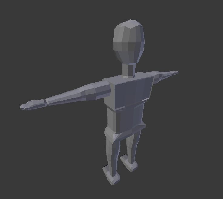 Box Man V3 Free low-poly 3D model_5