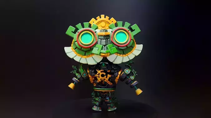 Chibi Mineru Construct 3D print model