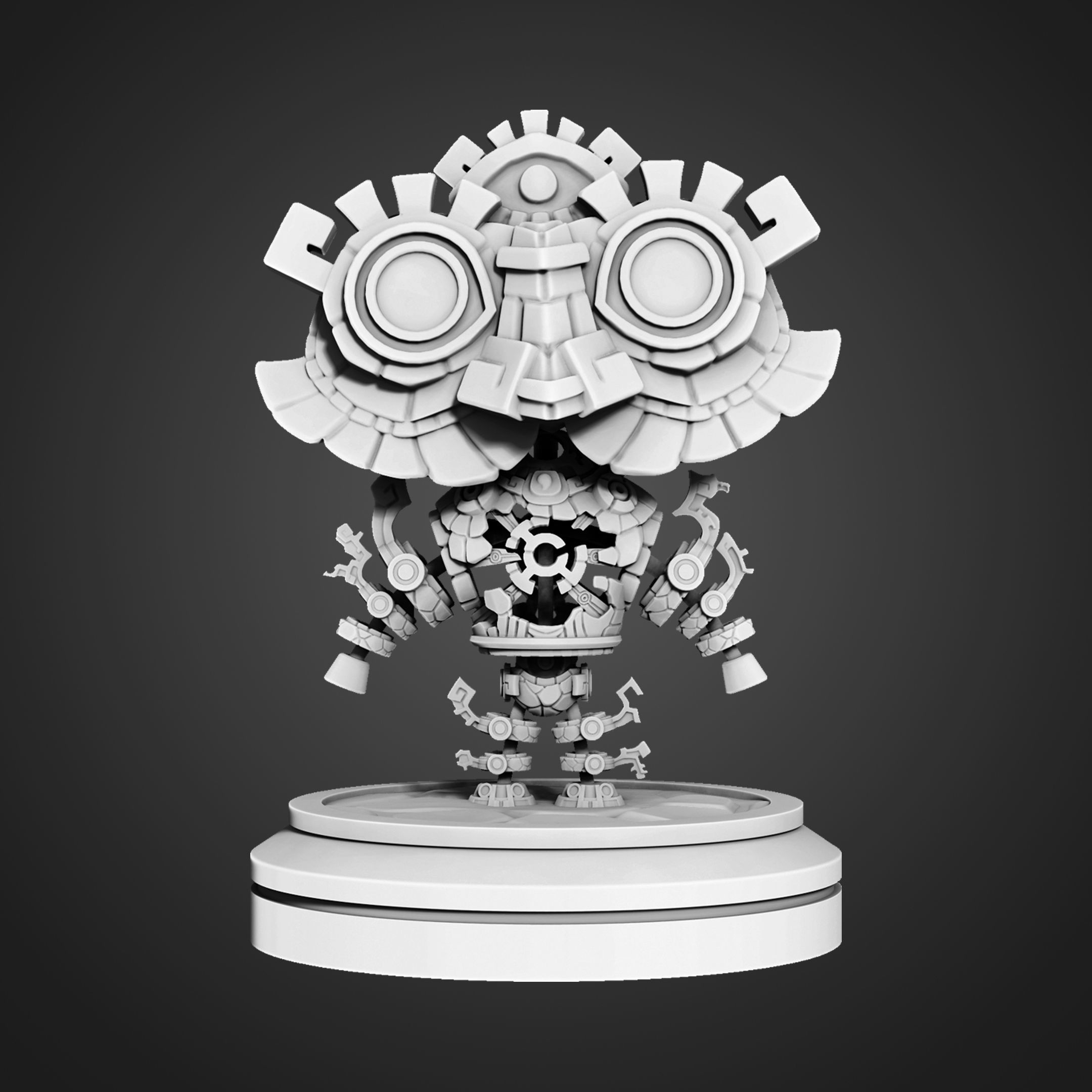 Chibi Mineru Construct 3D print model_2
