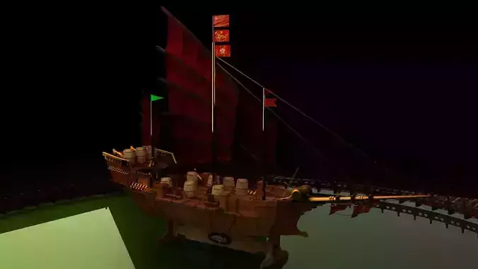 Chinese treasure ship 
