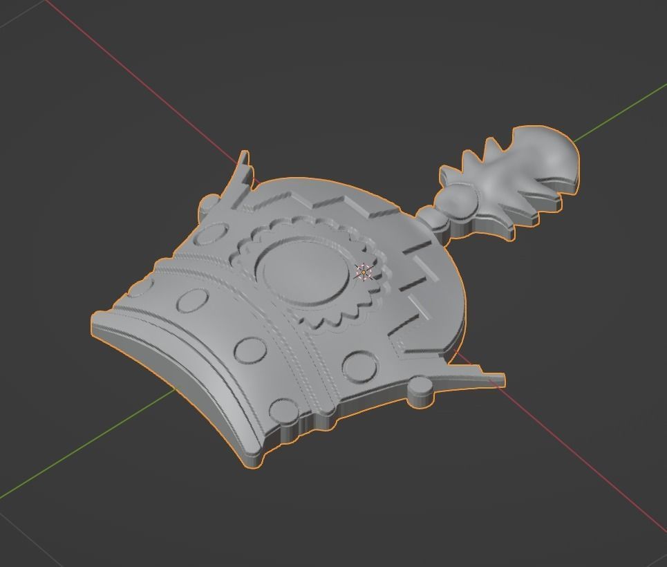 Timeless Elegance3D Model of the Crown of the Shah of Iran 3D print model_1