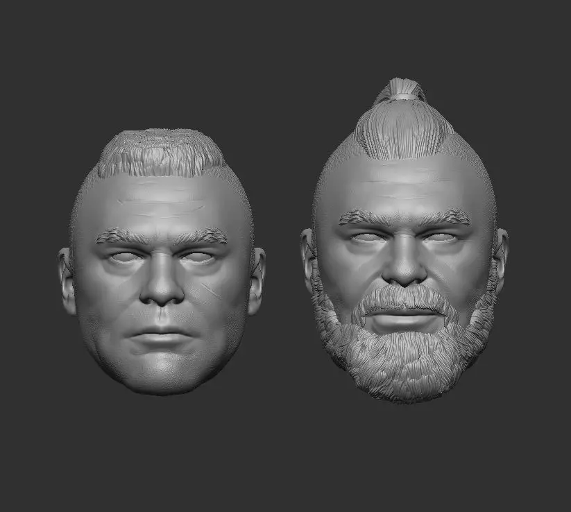 Broc Lesnar SummerSlam - Headsculpt for Action Figure 3D print model