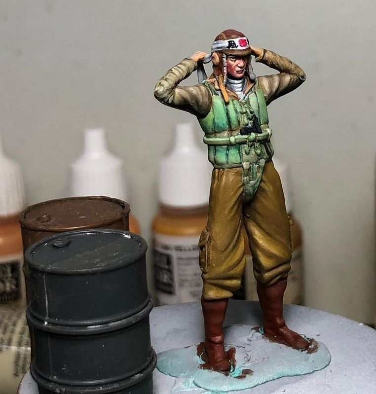 Japanese world war 2 pilot 3D print model_2