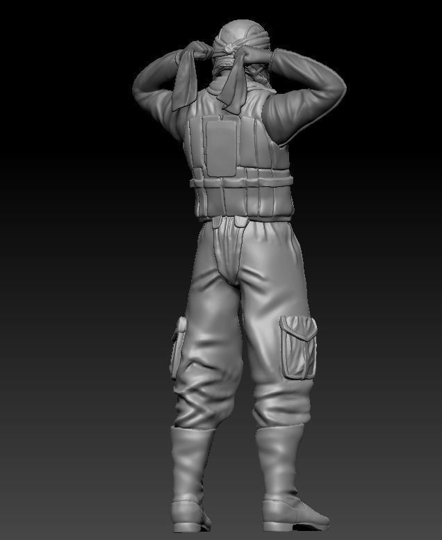 Japanese world war 2 pilot 3D print model_1