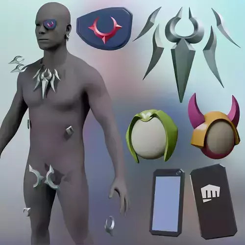 HEARTSTEEL KAYN COSPLAY LEAGUE OF LEGENDS LOL 3D print model