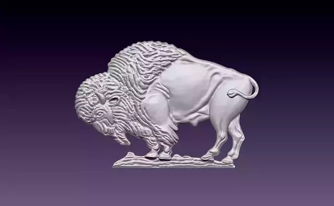 Buffalo 3D print model