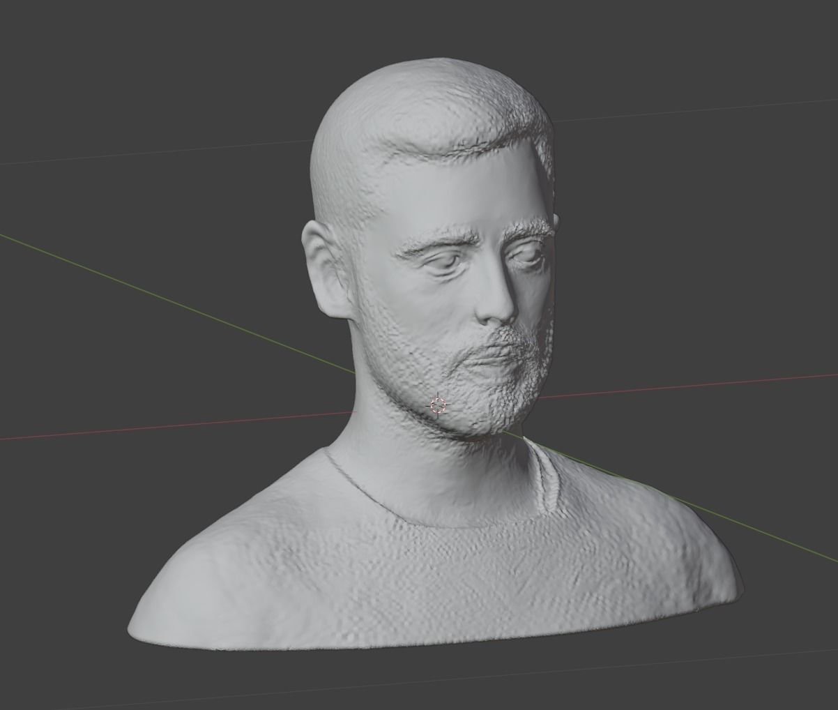 3D Bust of the Renowned Football Star Bruno Fernandes 3D print model_2