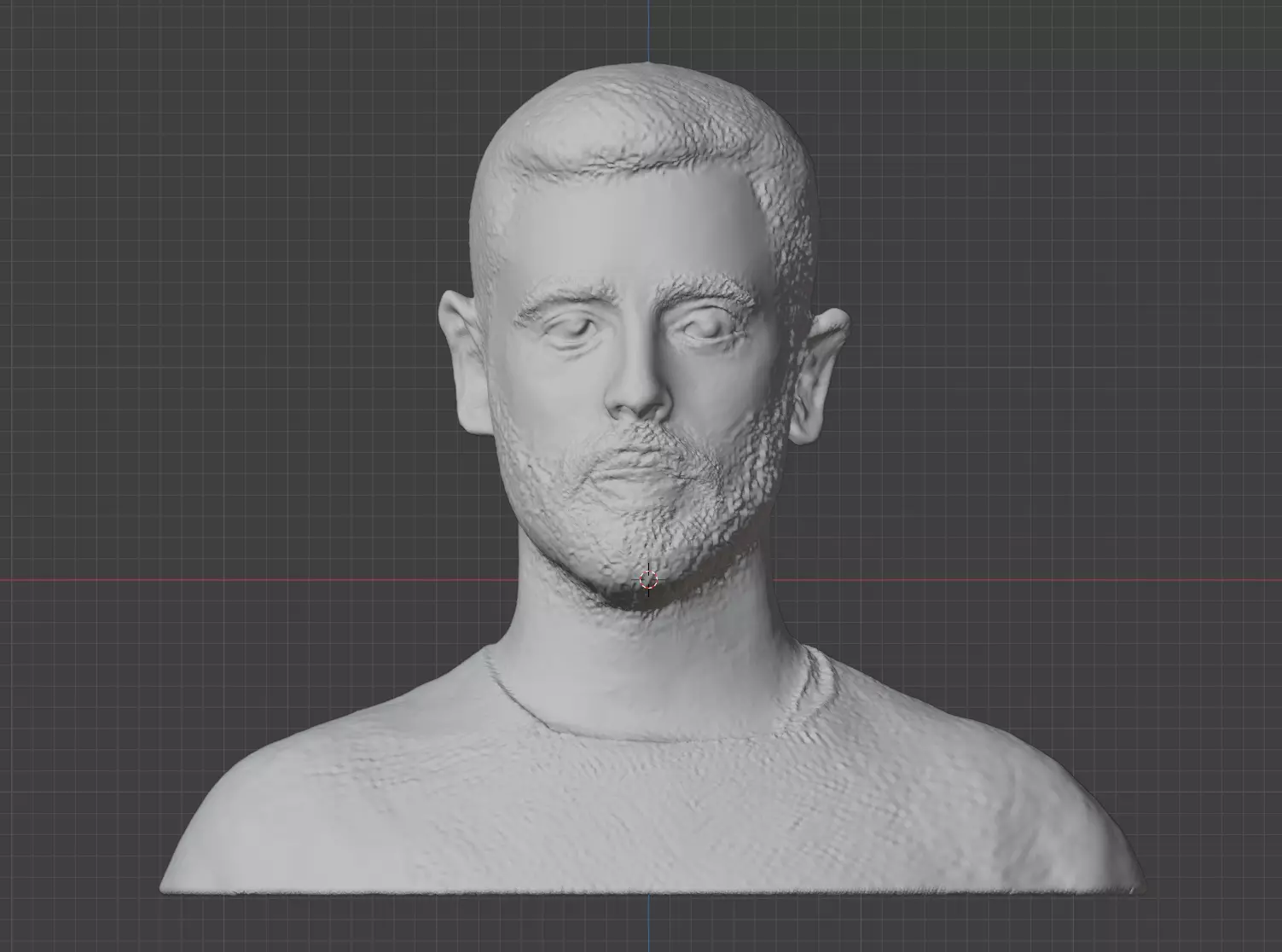 3D Bust of the Renowned Football Star Bruno Fernandes 3D print model_0