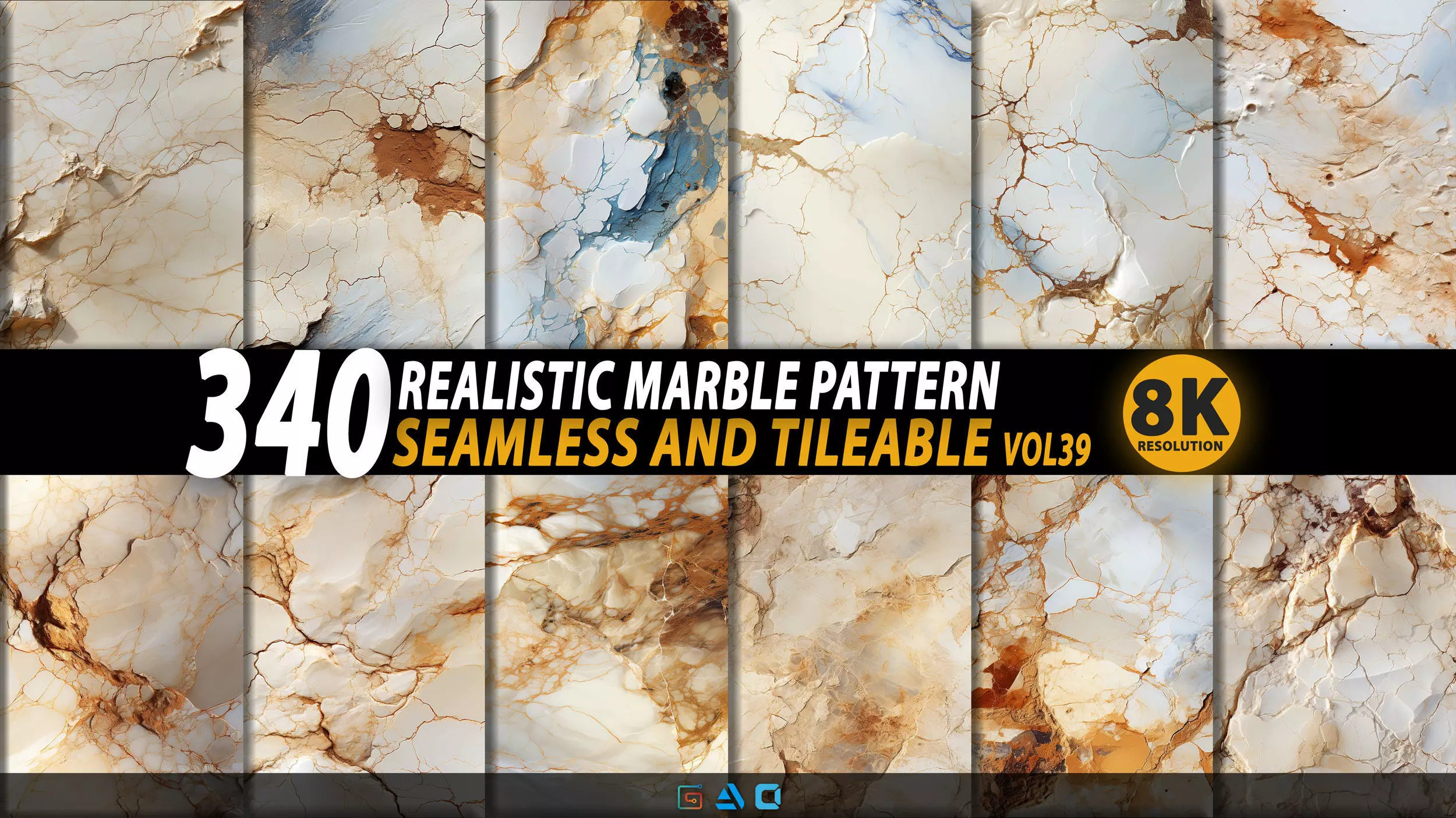 340 Realistic marble collection-Vol39-8K Res Texture