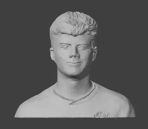 Capturing the Essence of Rasmus Hejlund in 3D Bust