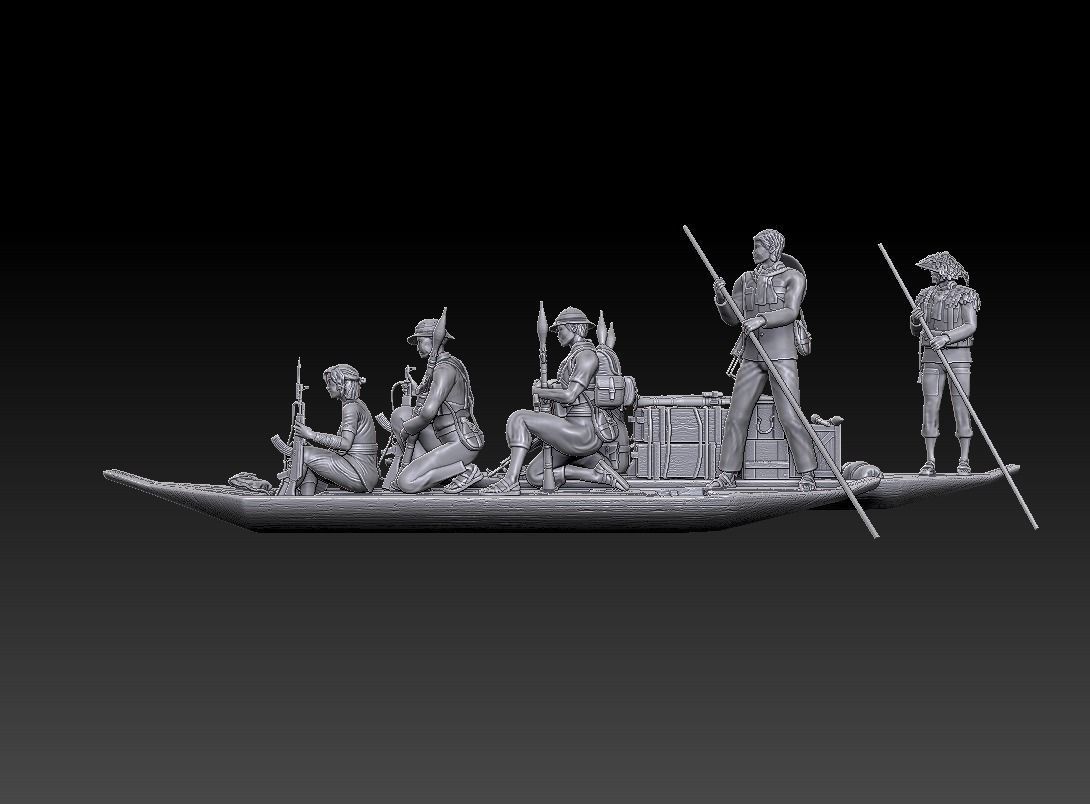 Vietcong on the River 1-35  3D print model_10