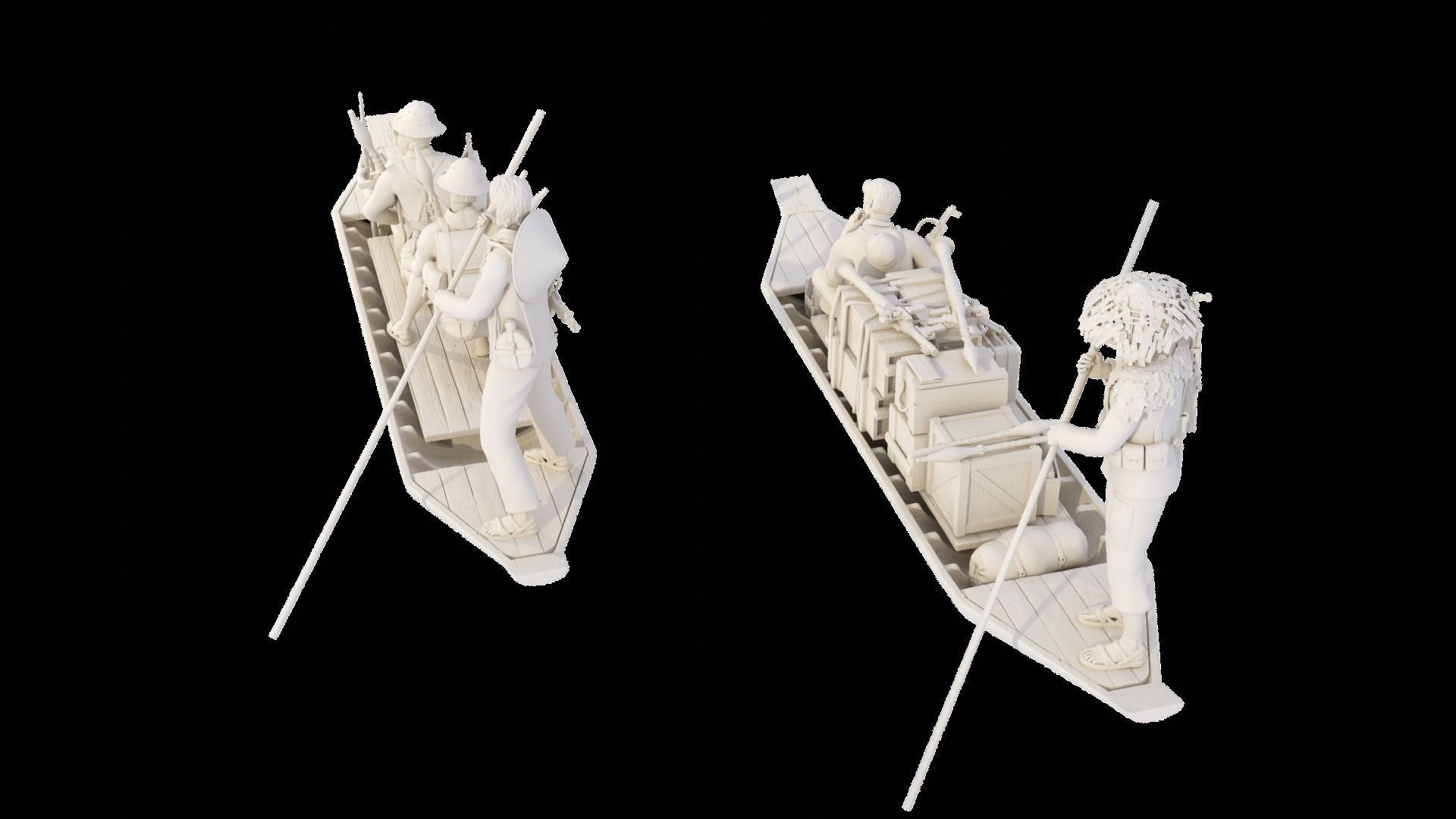 Vietcong on the River 1-35  3D print model_2