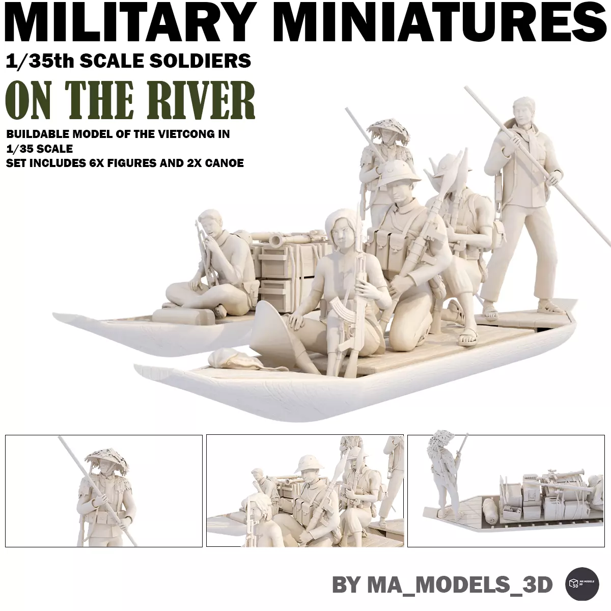 Vietcong on the River 1-35  3D print model_0
