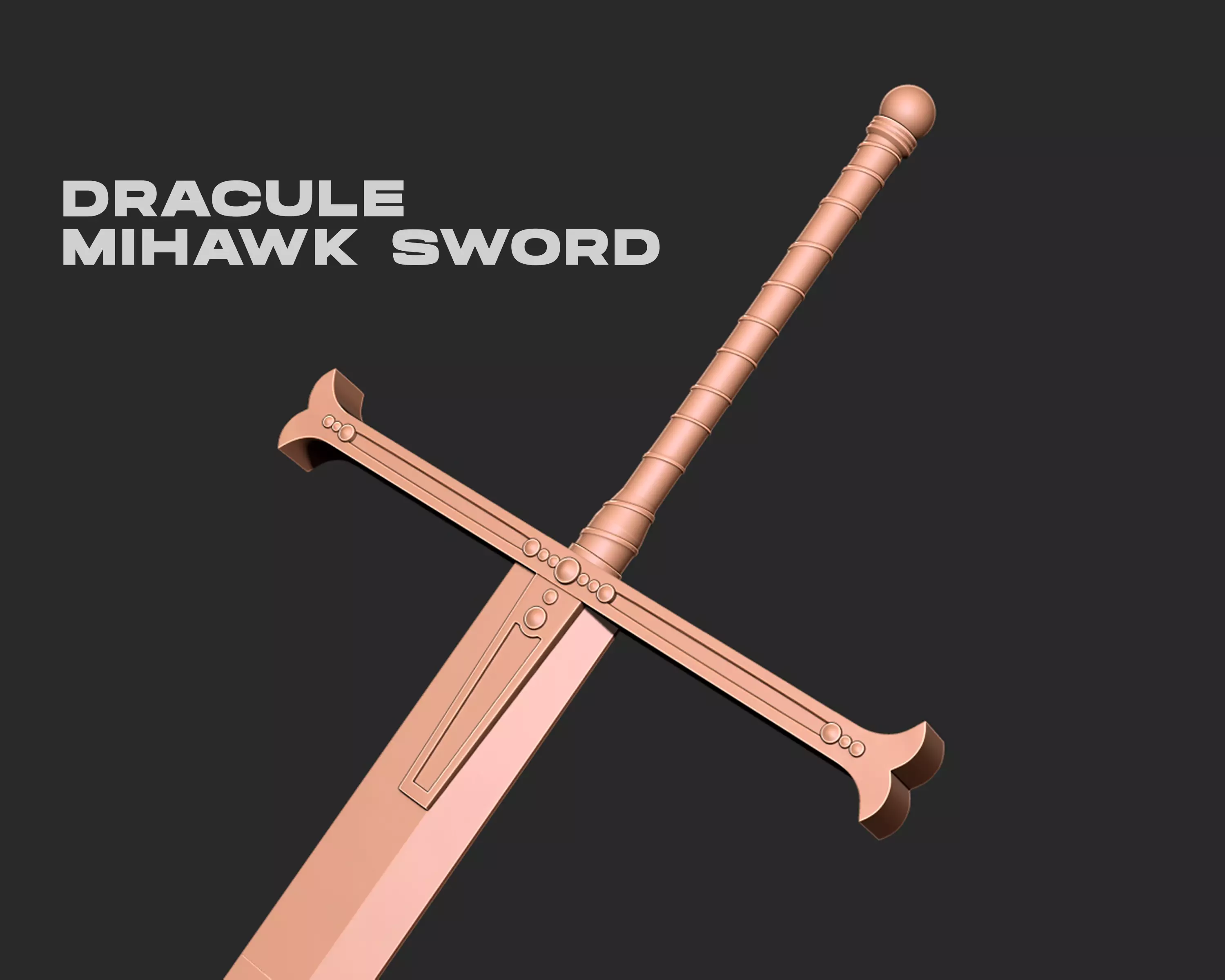 Yoru Dracule Mihawk Sword 3D print model_0
