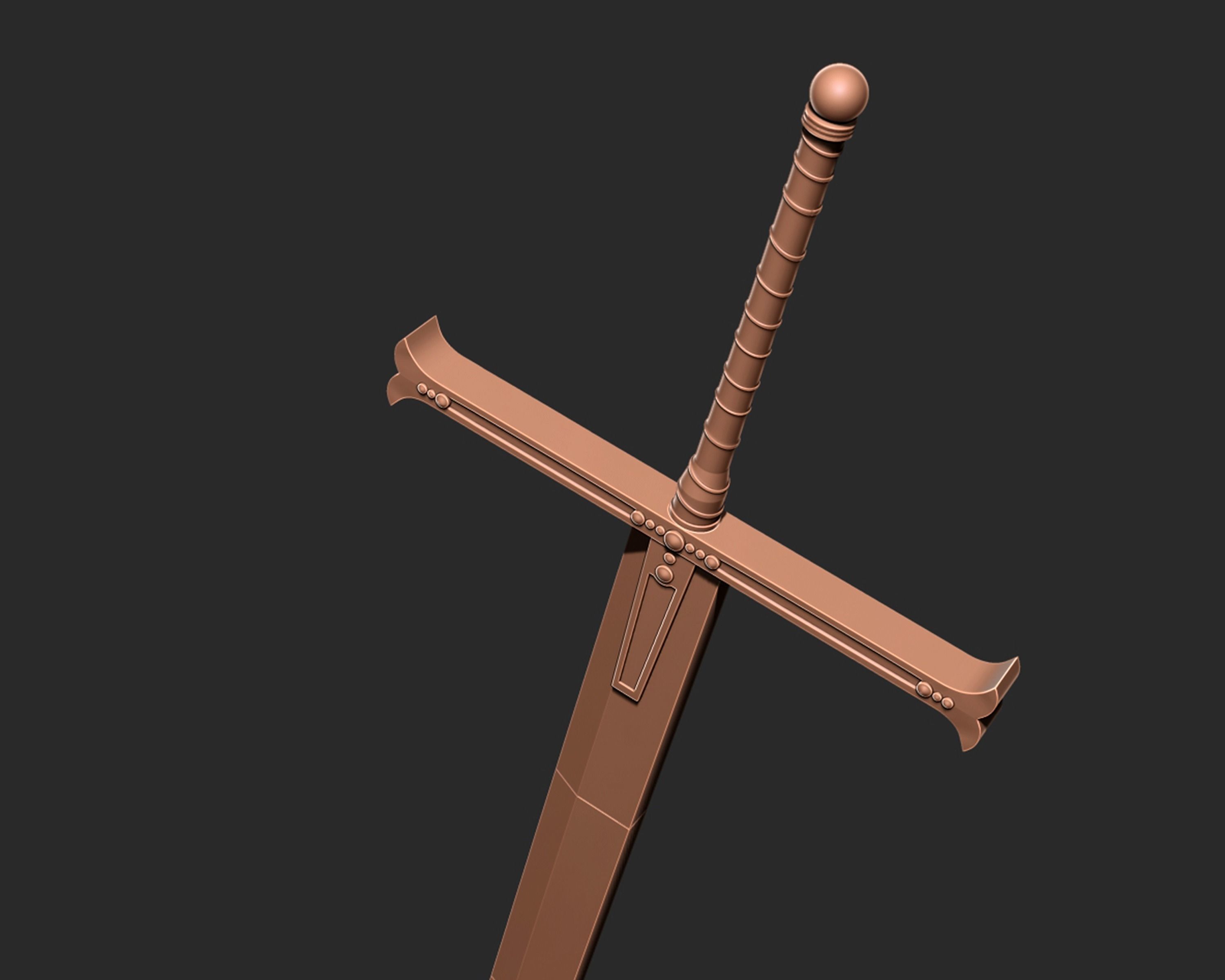 Yoru Dracule Mihawk Sword 3D print model_10