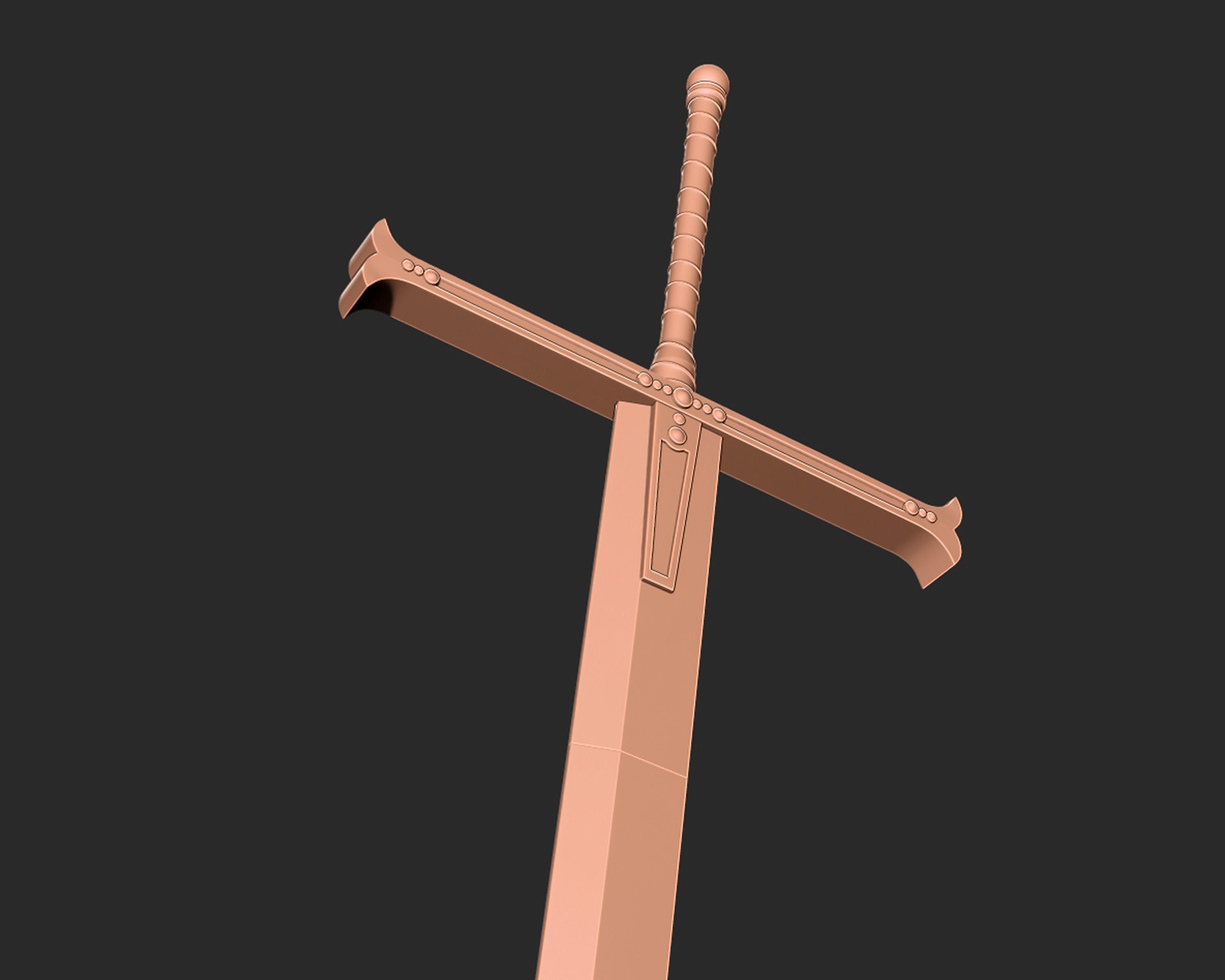 Yoru Dracule Mihawk Sword 3D print model_9
