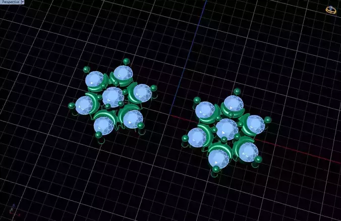 stud tiny earrings Free 3D print model