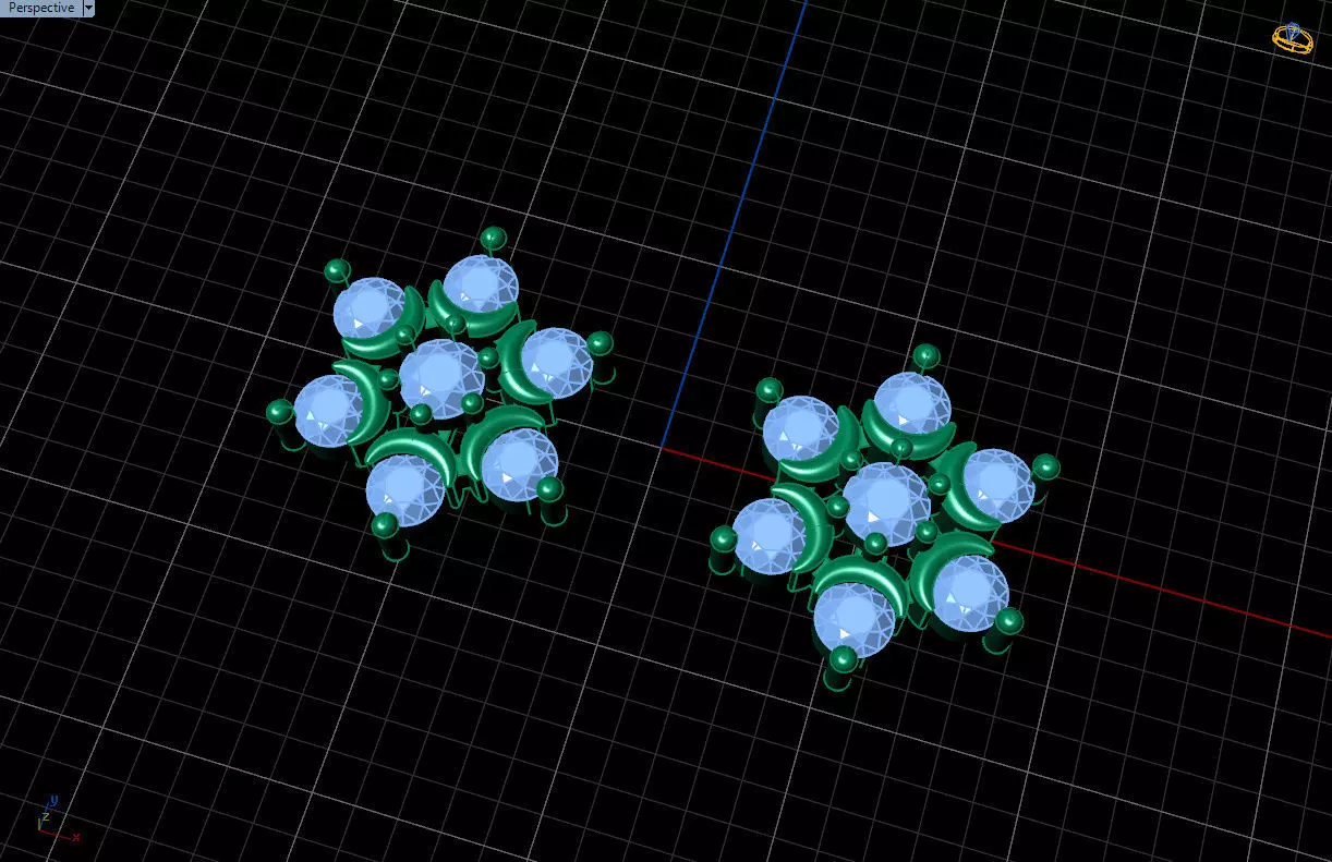 stud tiny earrings Free 3D print model