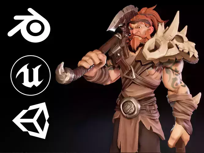 Stylized Bandit Berserker