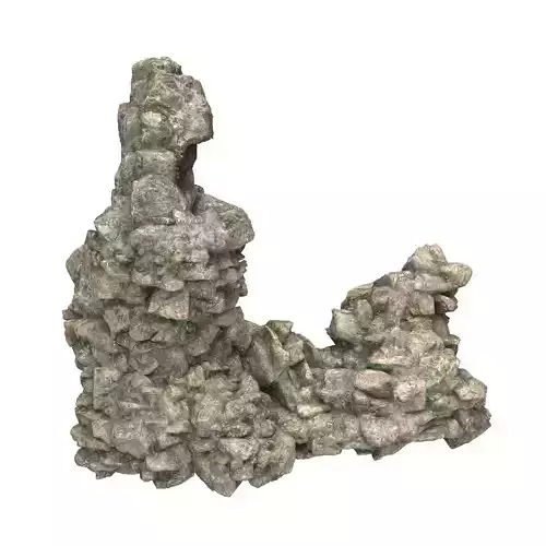 Realistic Mountain Rock Cliff 04