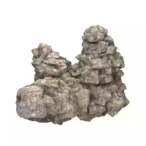Realistic Mountain Rock Cliff 06