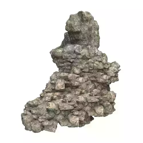 Realistic Mountain Rock Cliff 12