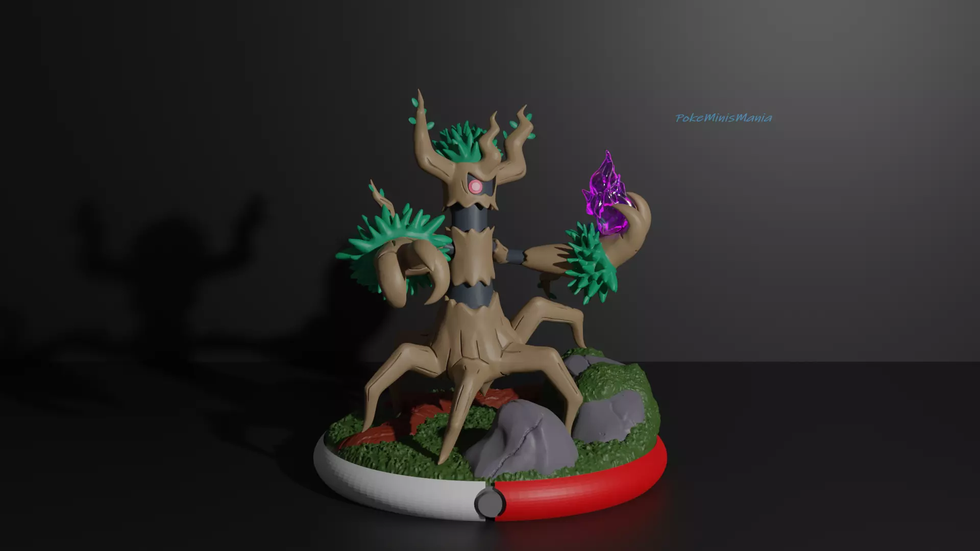 Trevenant presupported pokemon 3D print model 3D print model