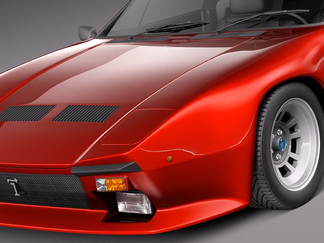 De Tomaso Pantera GTS 1971 1991 3D Model 3D model_2