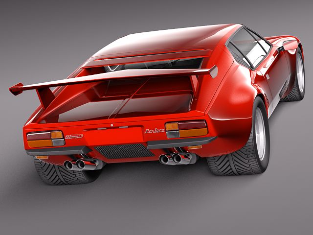 De Tomaso Pantera GTS 1971 1991 3D Model 3D model_5