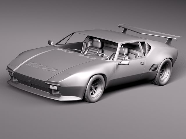 De Tomaso Pantera GTS 1971 1991 3D Model 3D model_11