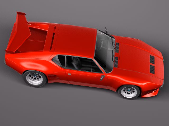 De Tomaso Pantera GTS 1971 1991 3D Model 3D model_7