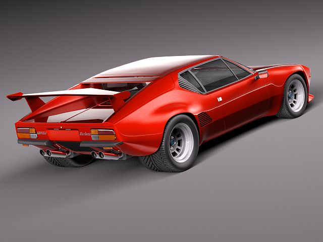 De Tomaso Pantera GTS 1971 1991 3D Model 3D model_4