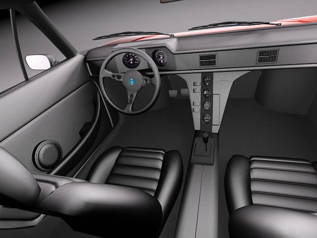 De Tomaso Pantera GTS 1971 1991 3D Model 3D model_12