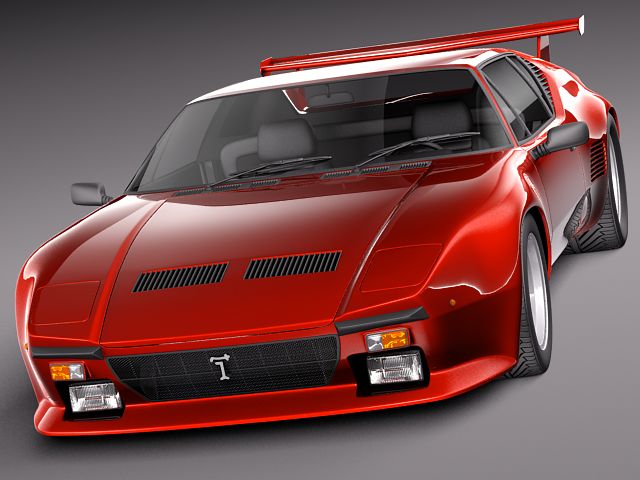 De Tomaso Pantera GTS 1971 1991 3D Model 3D model_1