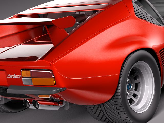 De Tomaso Pantera GTS 1971 1991 3D Model 3D model_3