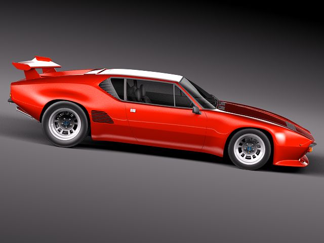 De Tomaso Pantera GTS 1971 1991 3D Model 3D model_6