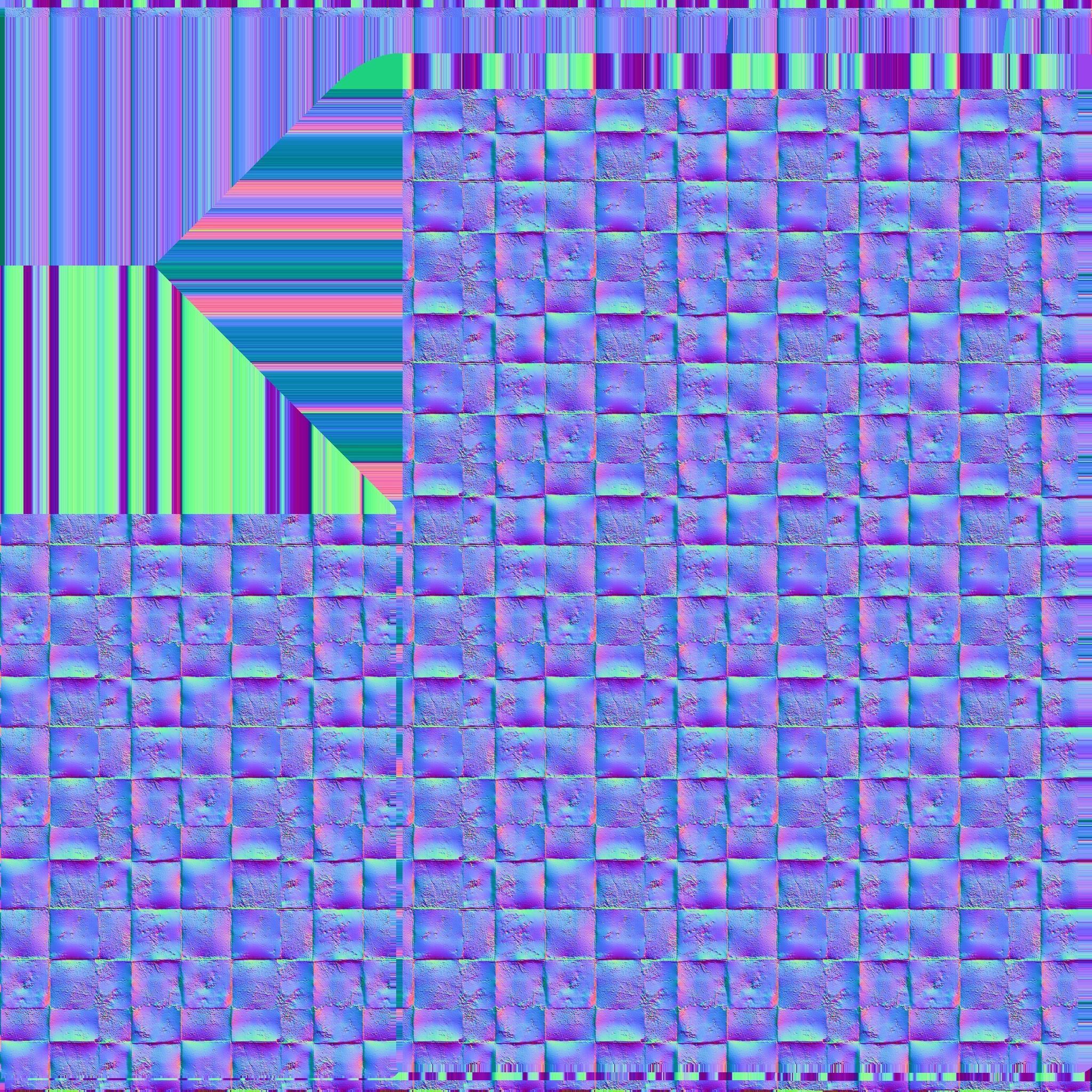 Old class floor Low-poly 3D model_6