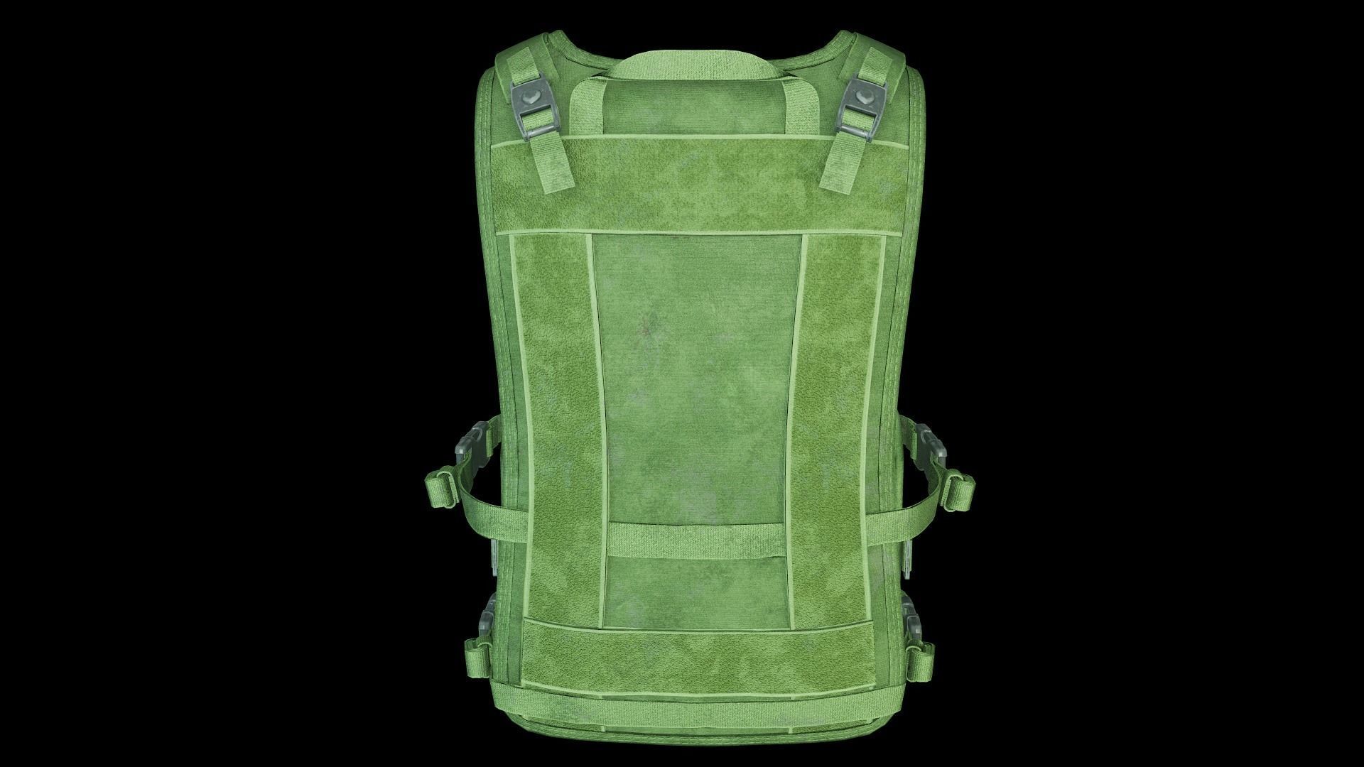 Marom Dolphin Amran Gen Plate Carrier - Kevlar Armor Low-poly 3D model_5