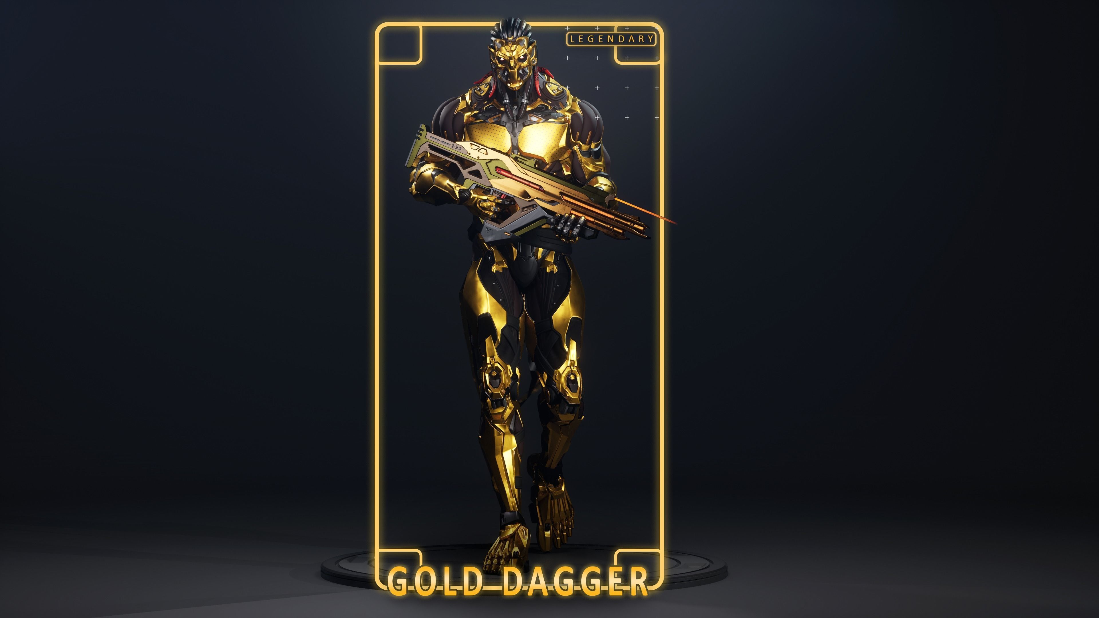 Robot Cyber Suit 1 Low-poly 3D model_8