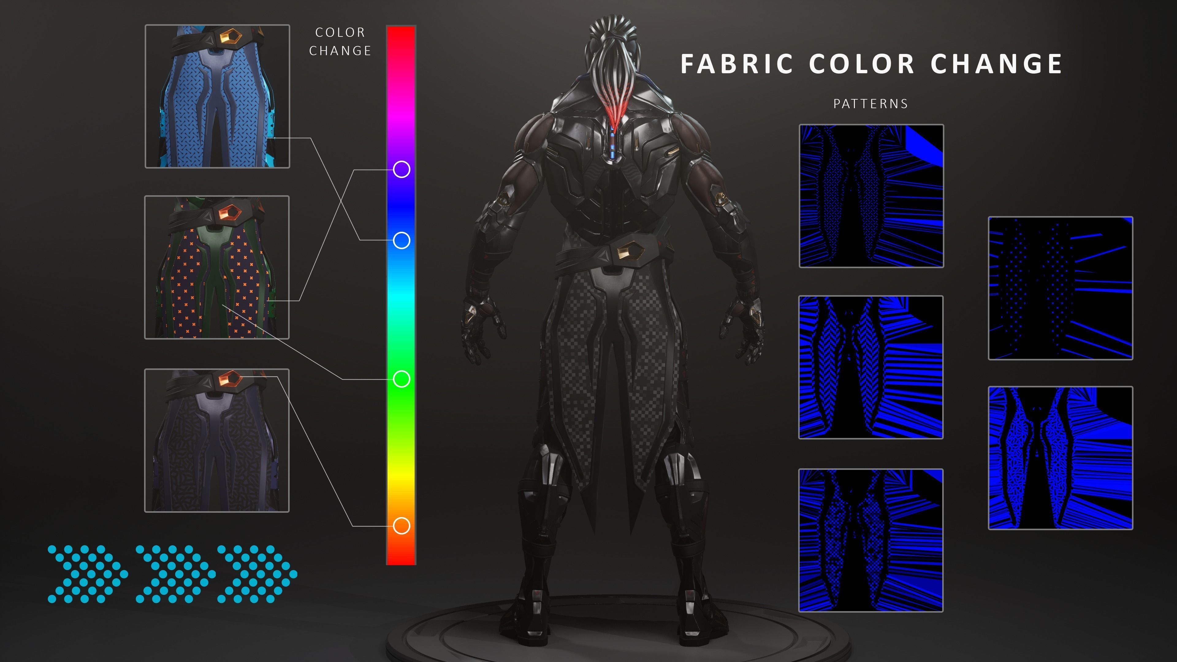 Robot Cyber Suit 1 Low-poly 3D model_10