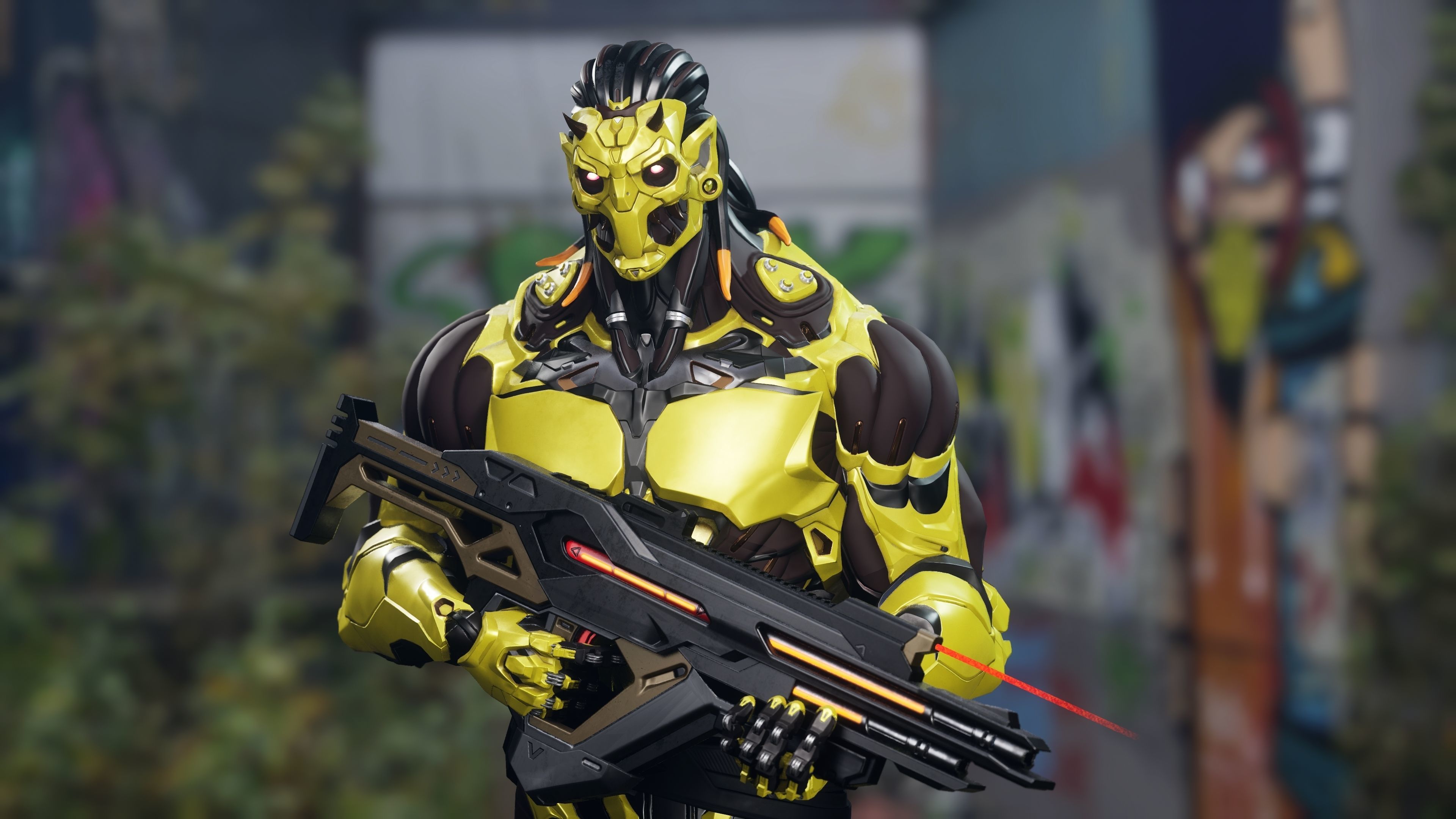 Robot Cyber Suit 1 Low-poly 3D model_16