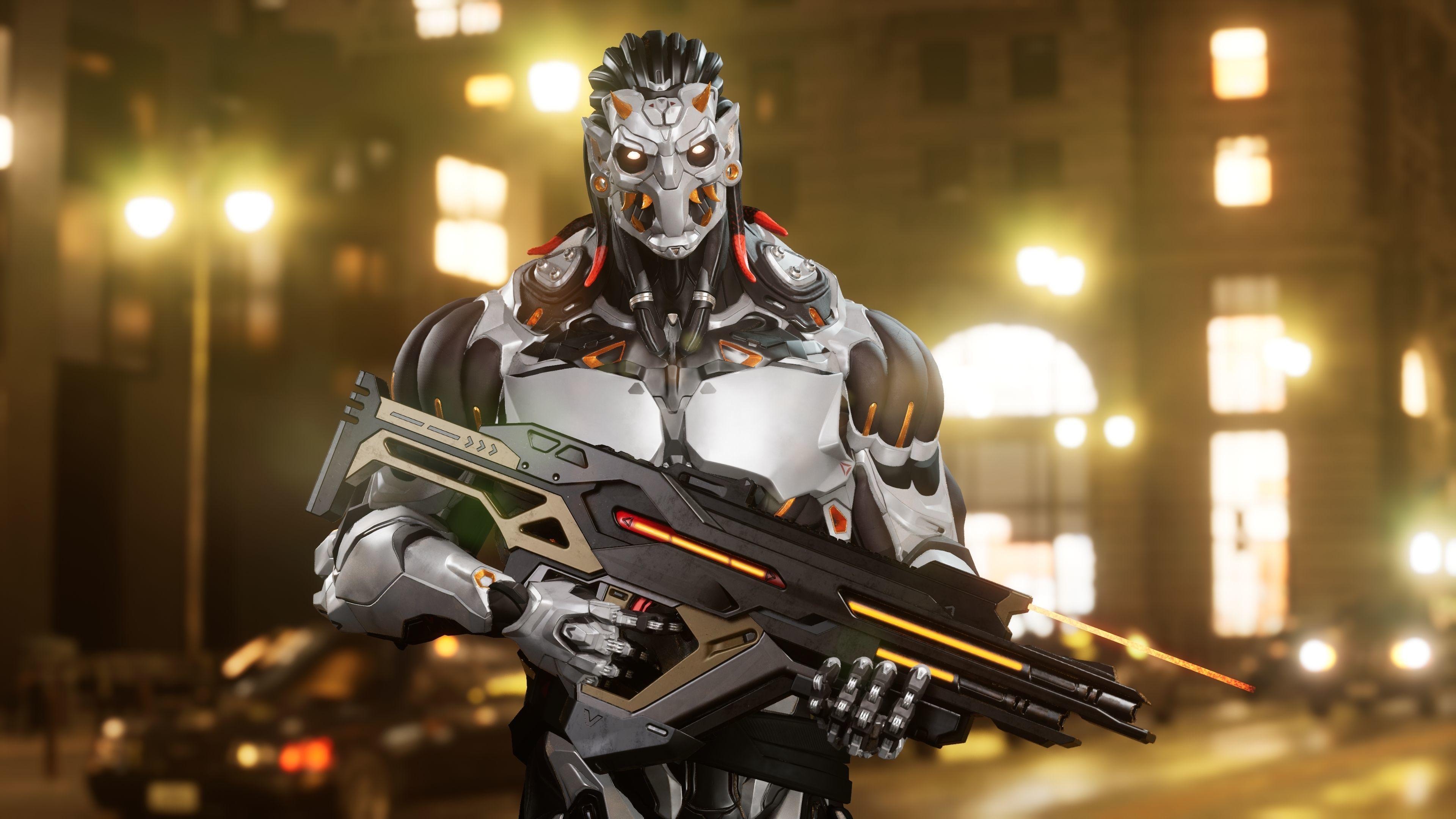 Robot Cyber Suit 1 Low-poly 3D model_17