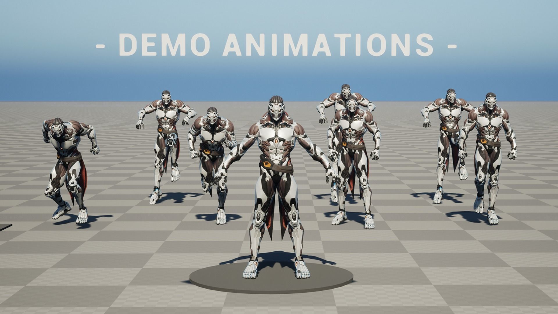 Robot Cyber Suit 1 Low-poly 3D model_7